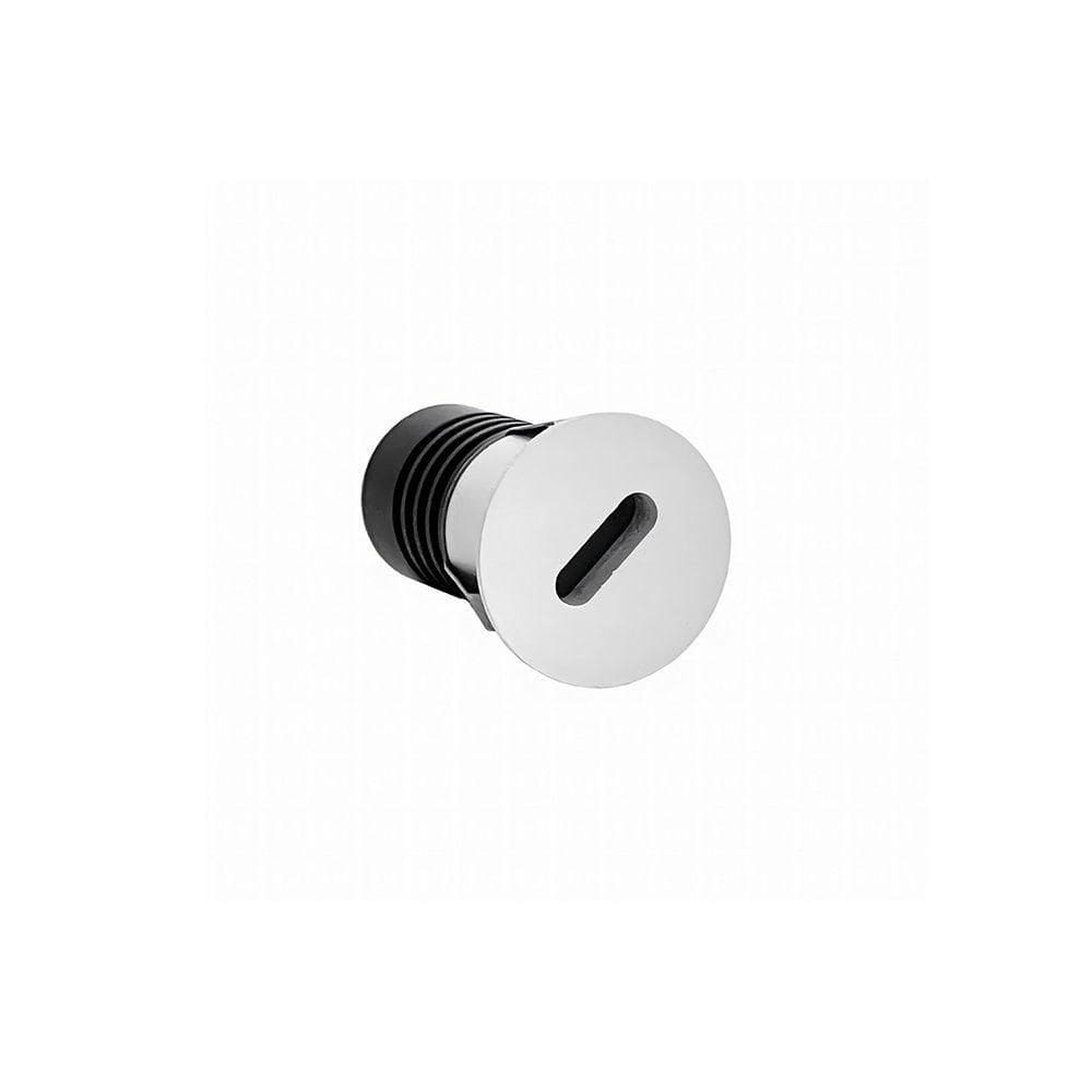 Spot De Embutir Nordecor Domy Ini Mini Redondo Led Alto Irc 90 1w Bivolt Branco 3000k Luz Amarela 6520