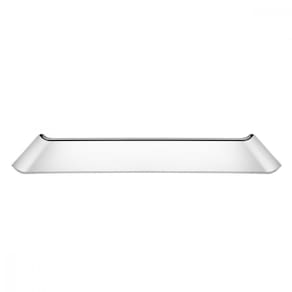 Bandeja Tramontina Quadrata Retangular Em Aço Inox Alto Brilho 38x17 Cm