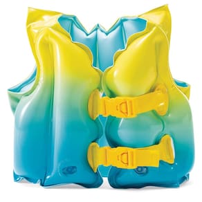 Colete Inflável Boia Infantil Para Bebê Criança Lagoa Azul Intex 59663