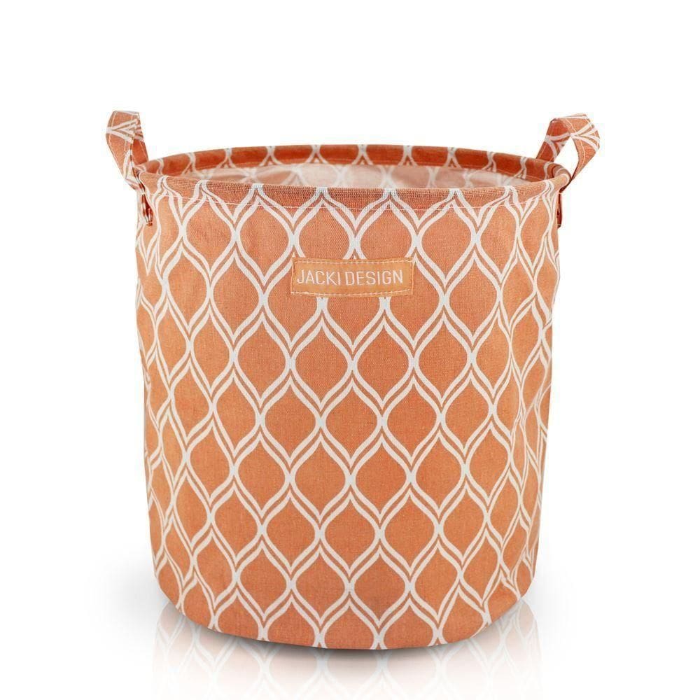 Cesto Para Roupa Suja/ Brinquedos Tecido (m) - Linha Loft Laranja