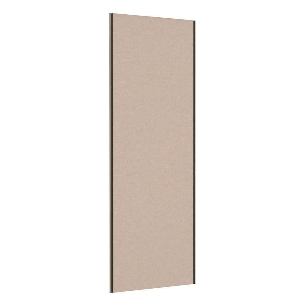 Porta De Correr 80cm Puxador Inox E Kit Ferragem Connect