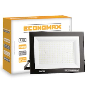Refletor 200w Slim LED IP65 Branca 6500K Bivolt - Economax