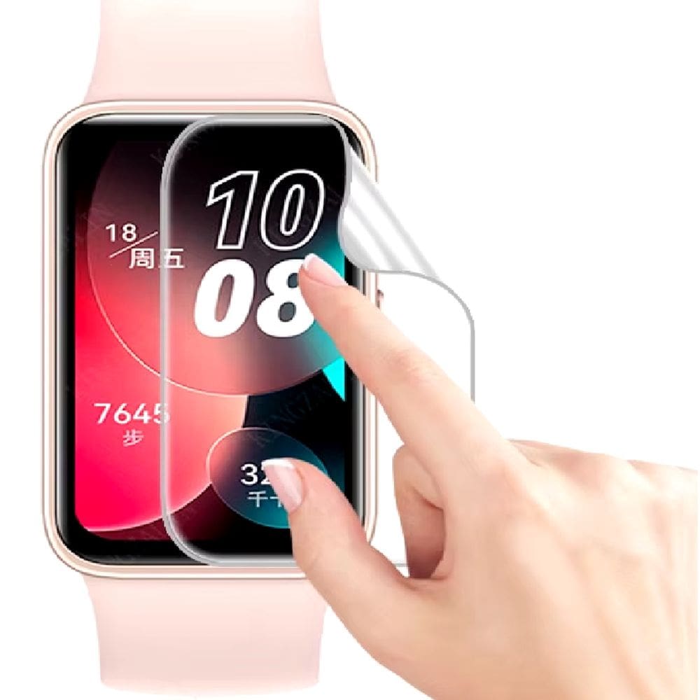 Película De Hydrogel Compatível Smartwatch Relogio Huawei Band 9 - 1.47
