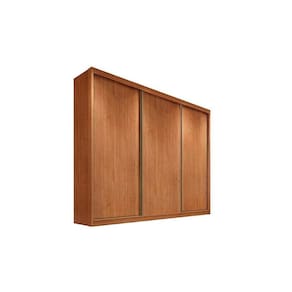 Guarda Roupa Casal 3 Portas De Correr E 4 Gavetas Diamond-londres Cumaru