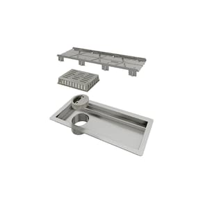 Ralo Linear Elleve Tiny 1801 25cm Com Tampa Oculta 1801