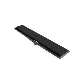 Ralo Linear Novii Seco 8879 50cm Saída Central Com Tampa Preta 8879