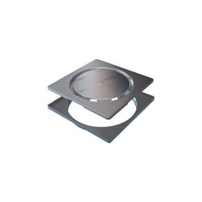 Grelha Para Ralo Linear Novii Abre E Fecha 9573 15x15 Inox Escovado