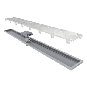 Ralo Linear Elleve Royal 133 100cm Com Tampa Oculta 133