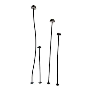 Luminária De Jardim Nordecor Gobe 6614 Led Bivolt Preto 3000k Luz Amarela