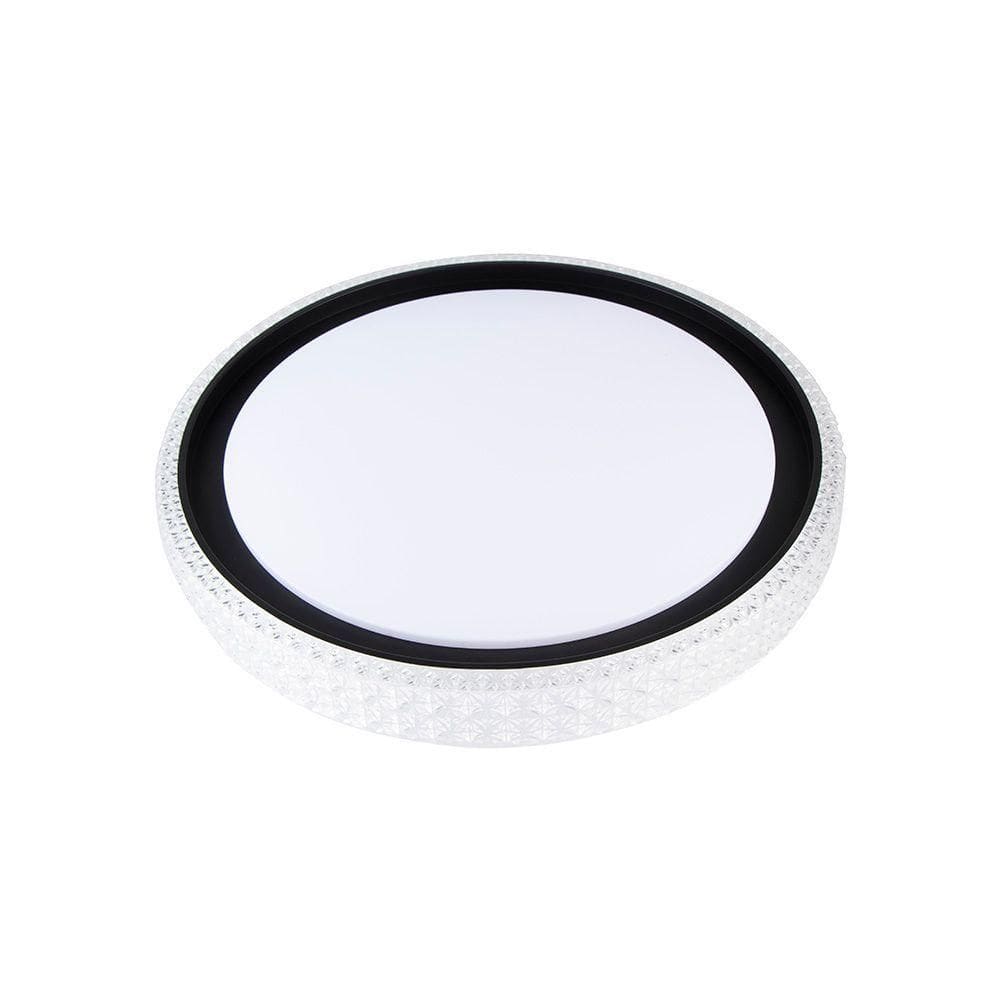 Plafon Nordecor Kenle 2664 Redondo Led Bivolt Preto Preto 2664
