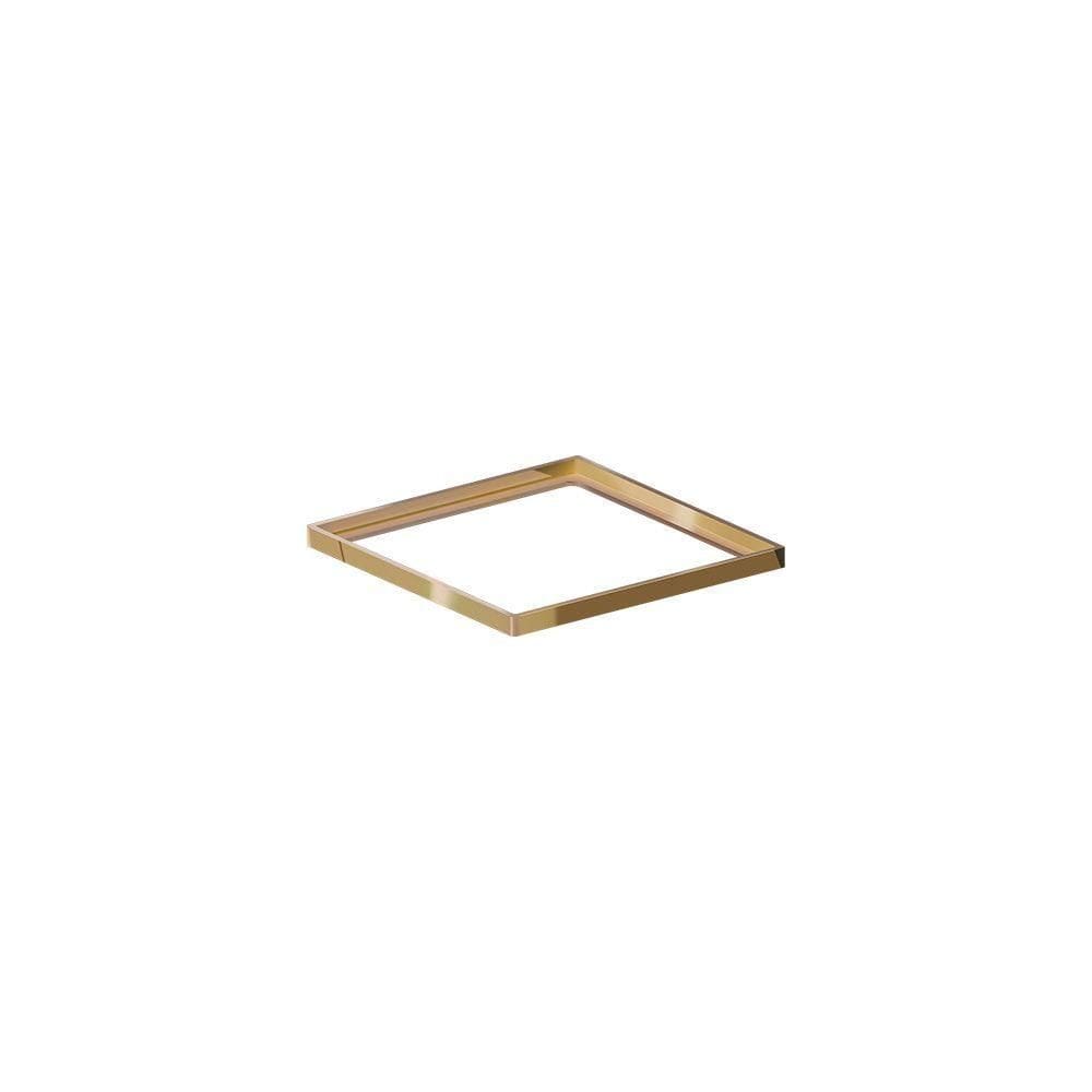 Porta Grelha Linear Elleve Quadrado 4181 10x10 Gold