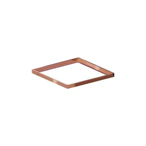 Porta Grelha Linear Elleve Quadrado 4190 15x15 Red Gold