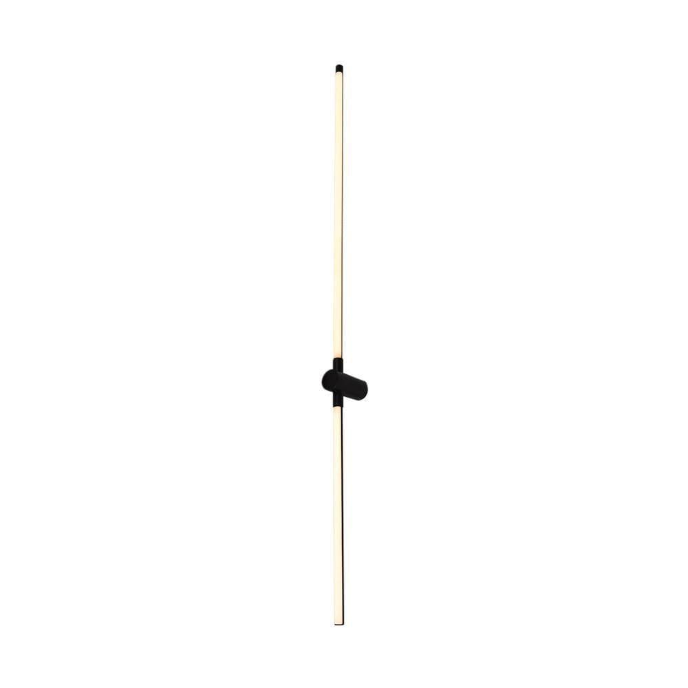Arandela Nordecor Lina 40x60cm 13w Led Bivolt Preto 3000k Luz Amarela