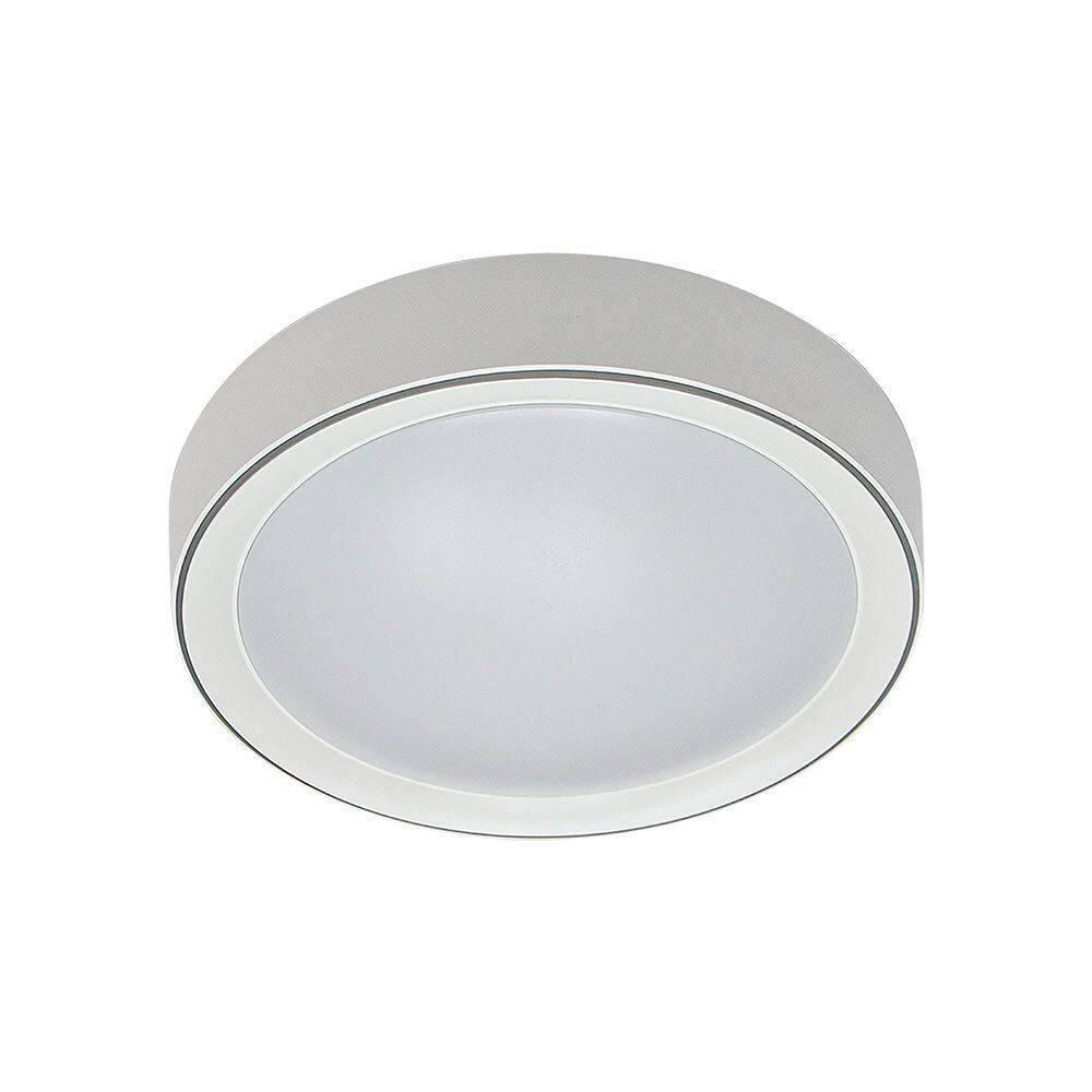 Plafon Nordecor Meny 2212 50cm Led Bivolt Branco Branco 2212