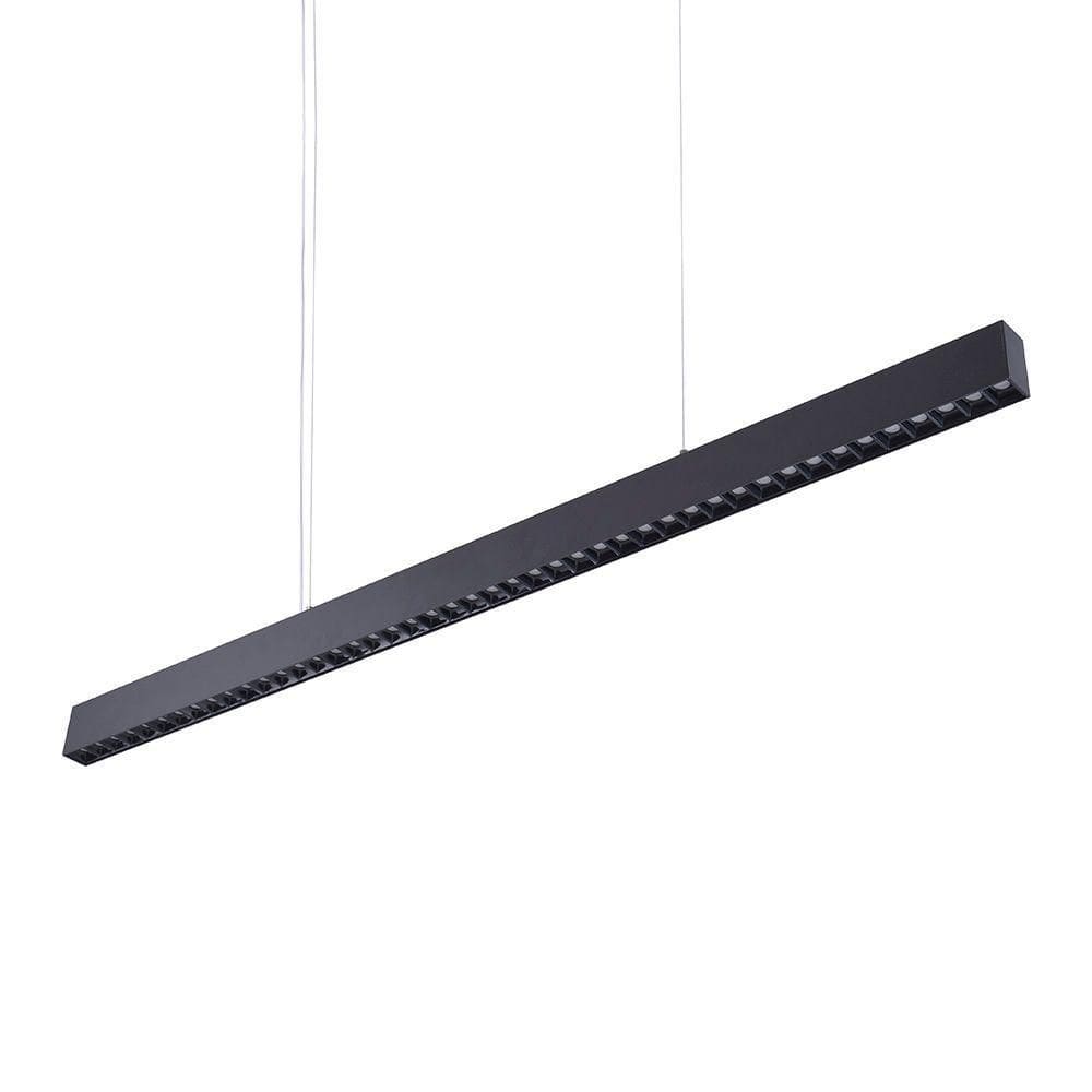 Lustre Pendente Nordecor Lyta Pro Led Bivolt Preto 4000k