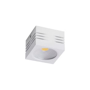 Spot De Sobrepor Nordecor Viena Led 10w Bivolt Branco 3000k Luz Amarela