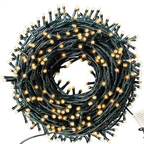 5 Cordão Luminoso Led Pisca Pisca 8 Funções 200 Leds Taschibra 220v Colorida