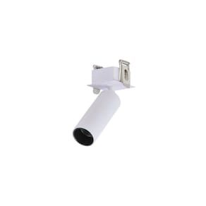 Spot Direcionável De Embutir Nordecor Kona Canopla Quadrada Led Alto Irc 97 3w Bivolt Branco 2700k Luz Amarela