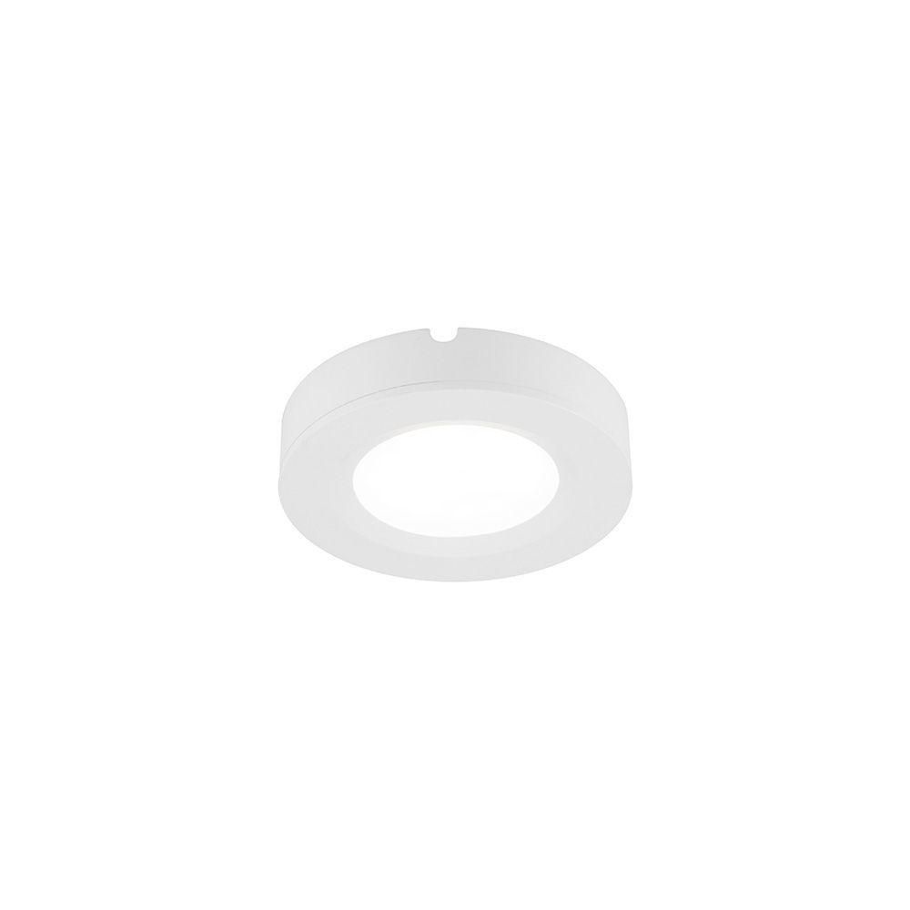 Spot De Sobrepor-embutir Nordecor Lyas Redondo Led 2w Bivolt Branco 4000k Luz Neutra