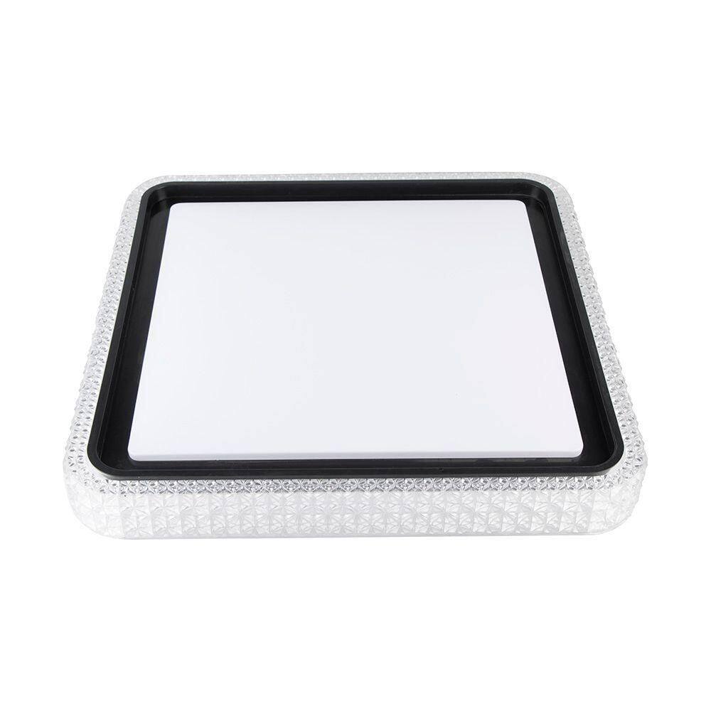 Plafon Nordecor Kenle 2667 Quadrado Led Bivolt Preto Preto 2667