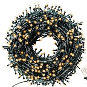 5 Cordão Luminoso Led Pisca Pisca 8 Funções 200 Leds Taschibra 110v Colorida