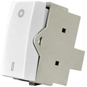 Interruptor Bipolar Simples 10A Branco Margirius Sleek