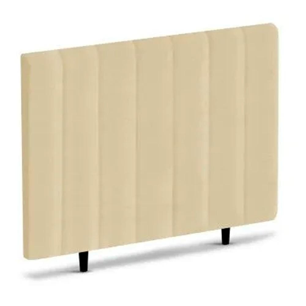 Cabeceira Castor Solteiro Revollution Bege 88cm