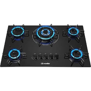 Cooktop a Gás Mueller 5 Bocas Tripla Chama Preto MCG135BG1 – Bivolt