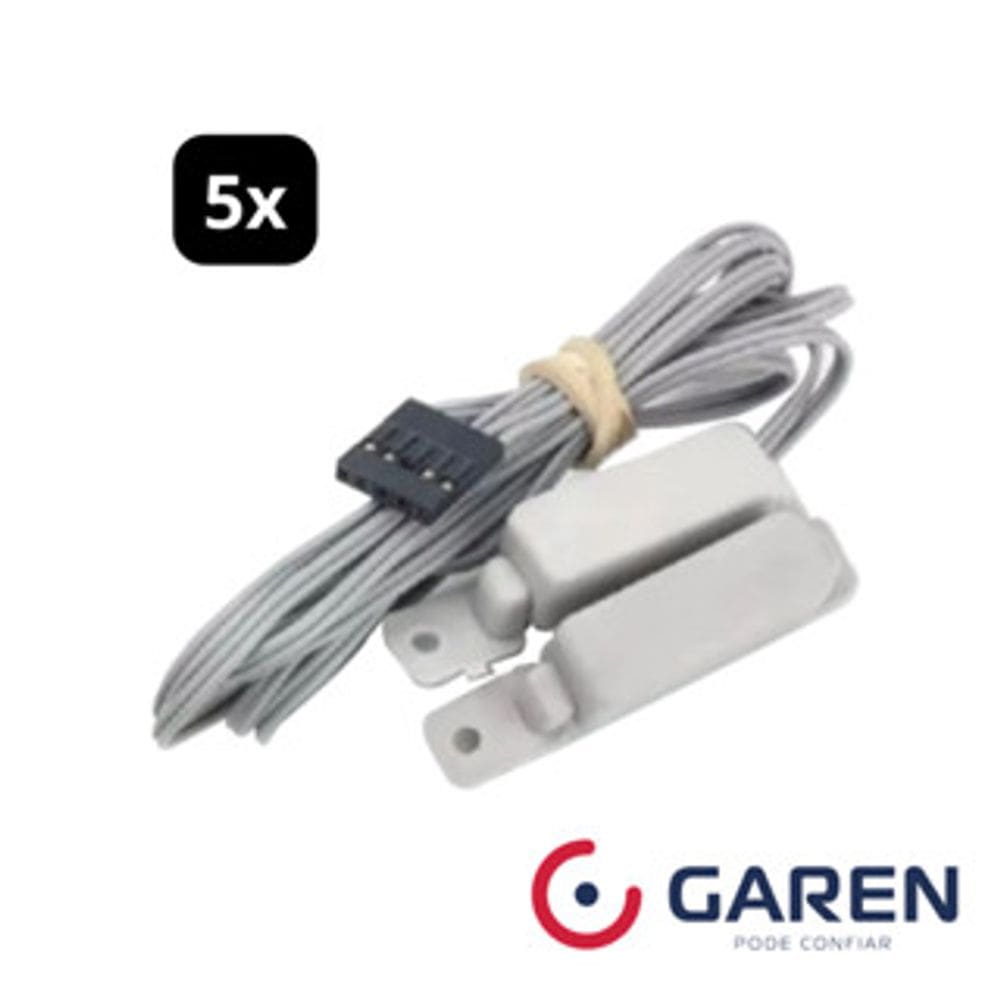 Kit 5x Sensor Fim De Curso Basculante 5 Vias 1,60m para Motor Portão Automático Garen