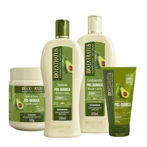 Kit Bio Extratus Pós Química 500mL/g Completa 4 Itens