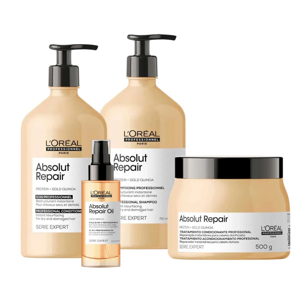 Kit L`Oréal Professionnel Absolut Repair Completo 4 Itens