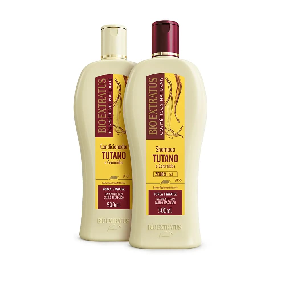 Kit Tutano Bio Extratus Shampoo, Condicionador 500mL
