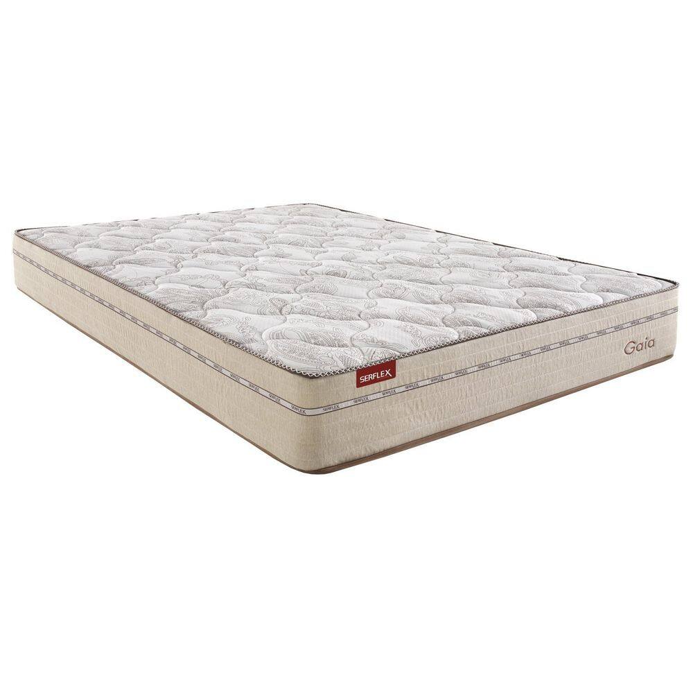 Colchão Queen Serflex Gaia 30x158x198cm Bege