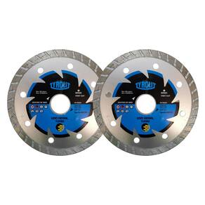 Kit 2 Discos Diamantado 110mm Turbo Tyrolit