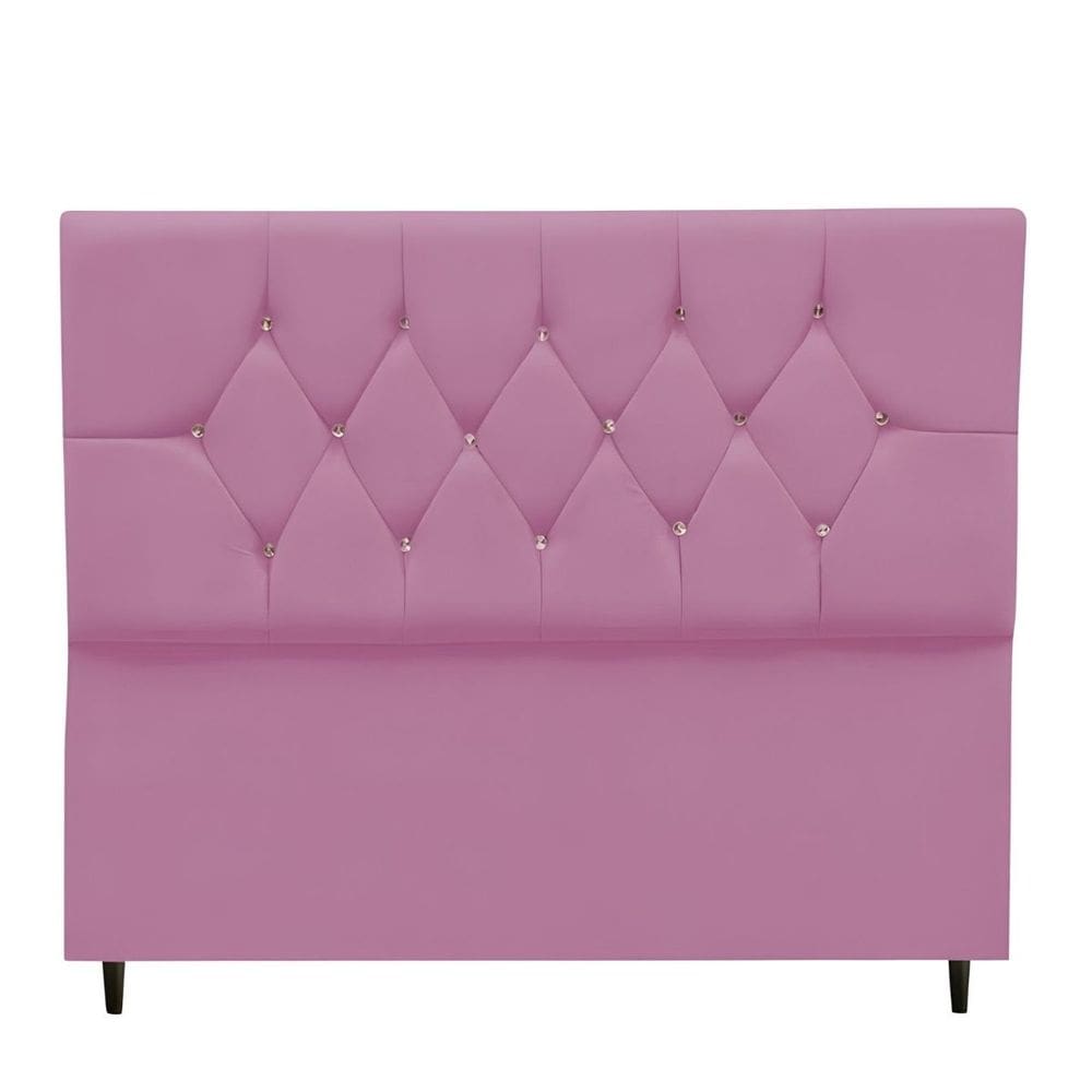 Cabeceira Cama Box King 195 cm Geovana Suede