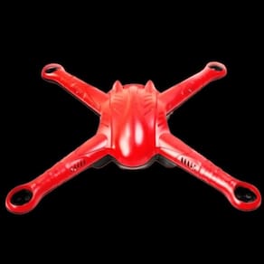 Estrutura Vermelha E Preta Para Drone Free-X Fx4-001-1