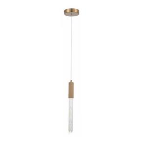 Lustre Pendente Astraled Skat PT-9117 Dourado Led Bivolt