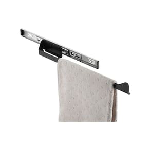 Porta Panos Toalhas De Embutir Armário Cozinha Preto Master