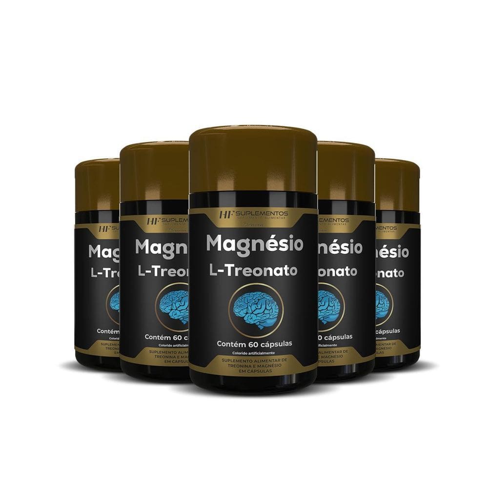5X Magnesio Treonato 60Caps Hf Suplementos