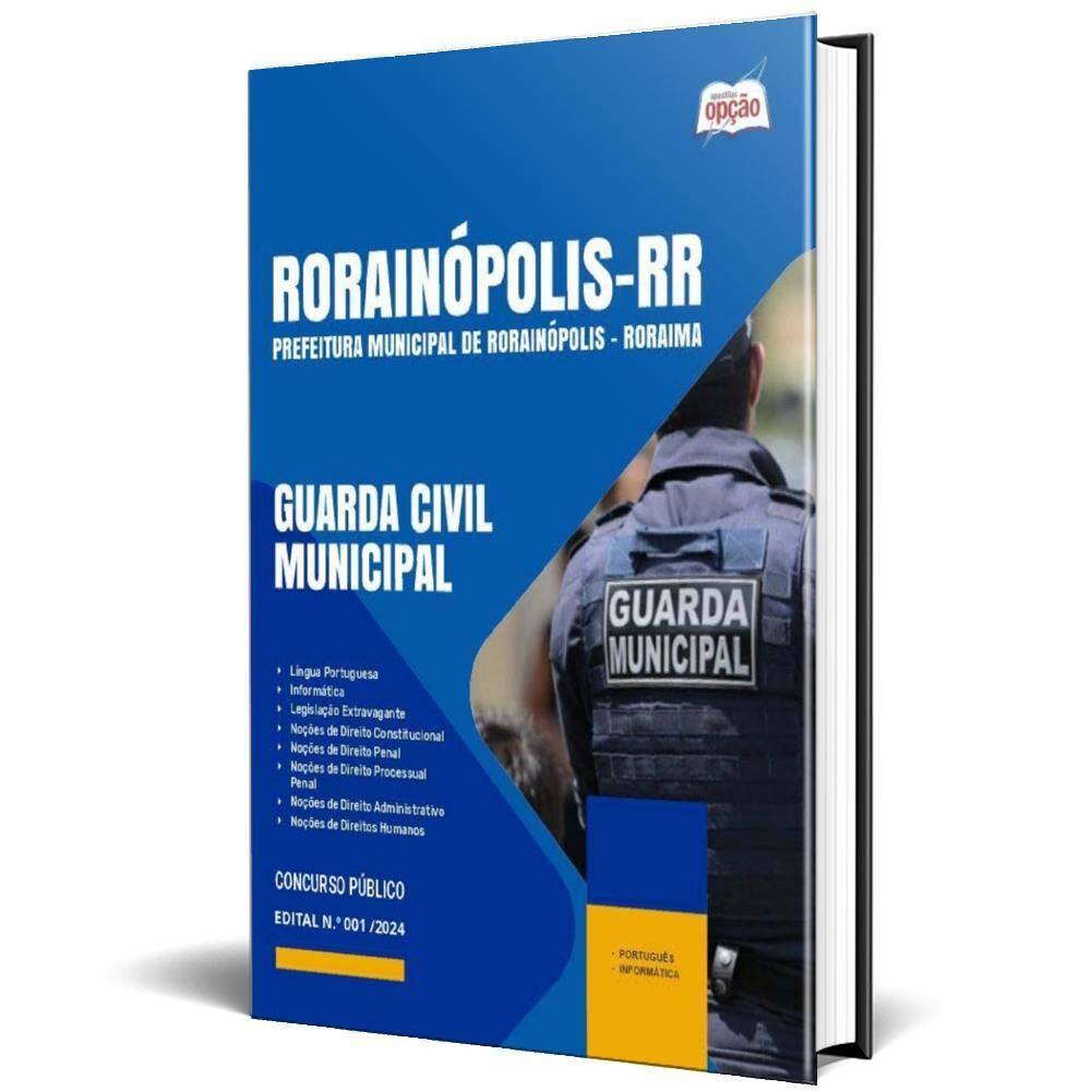 Apostila Prefeitura Rorainópolis Rr 2024 Guarda Civil