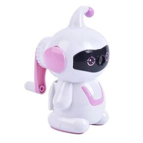 Apontador Manual De Mesa Cyber Robozinho Rosa - Kz248 - Kaz
