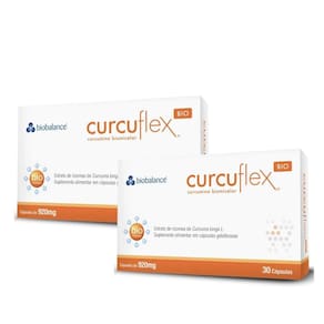 Kit 2 Curcuflex Curcumina Tecnologia Biomicelar 30 Cáps
