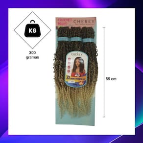 Aplique Cabelo 3X Boho Passion 55Cm 300G Crochet Braid