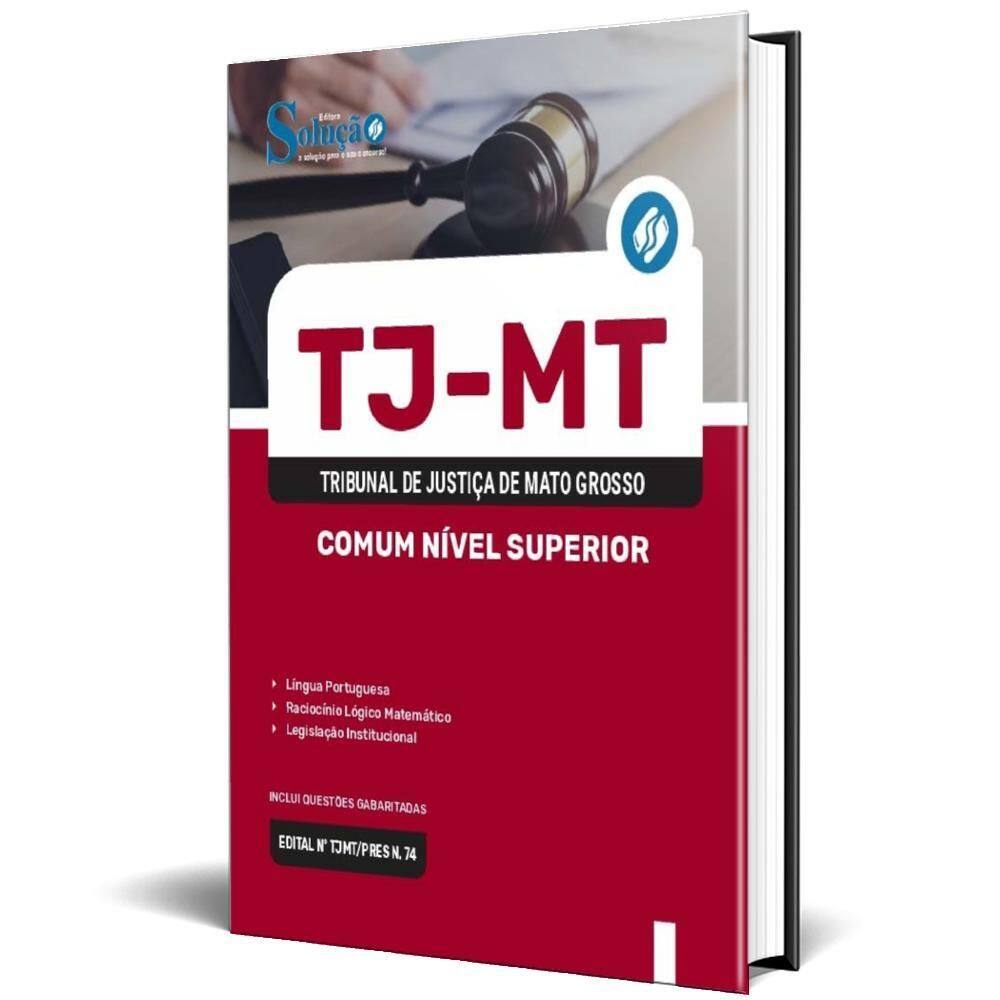 Apostila Tj Mt 2024 - Comum Nível Superior