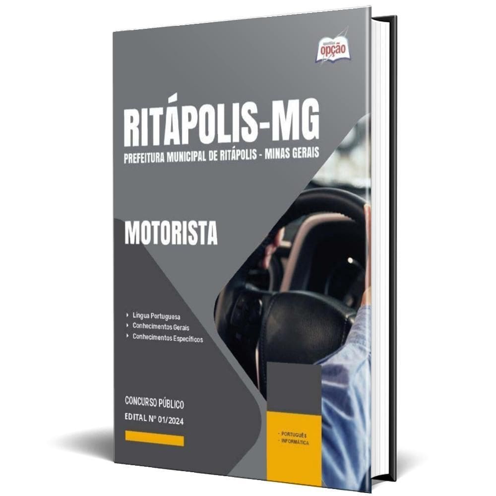 Apostila Prefeitura De Ritápolis Mg 2024 - Motorista
