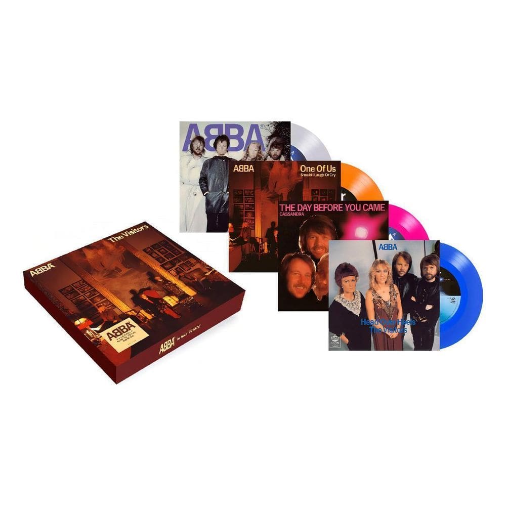 Box Vinil Abba - The Visitors 4 Colour Singles 7 - Import