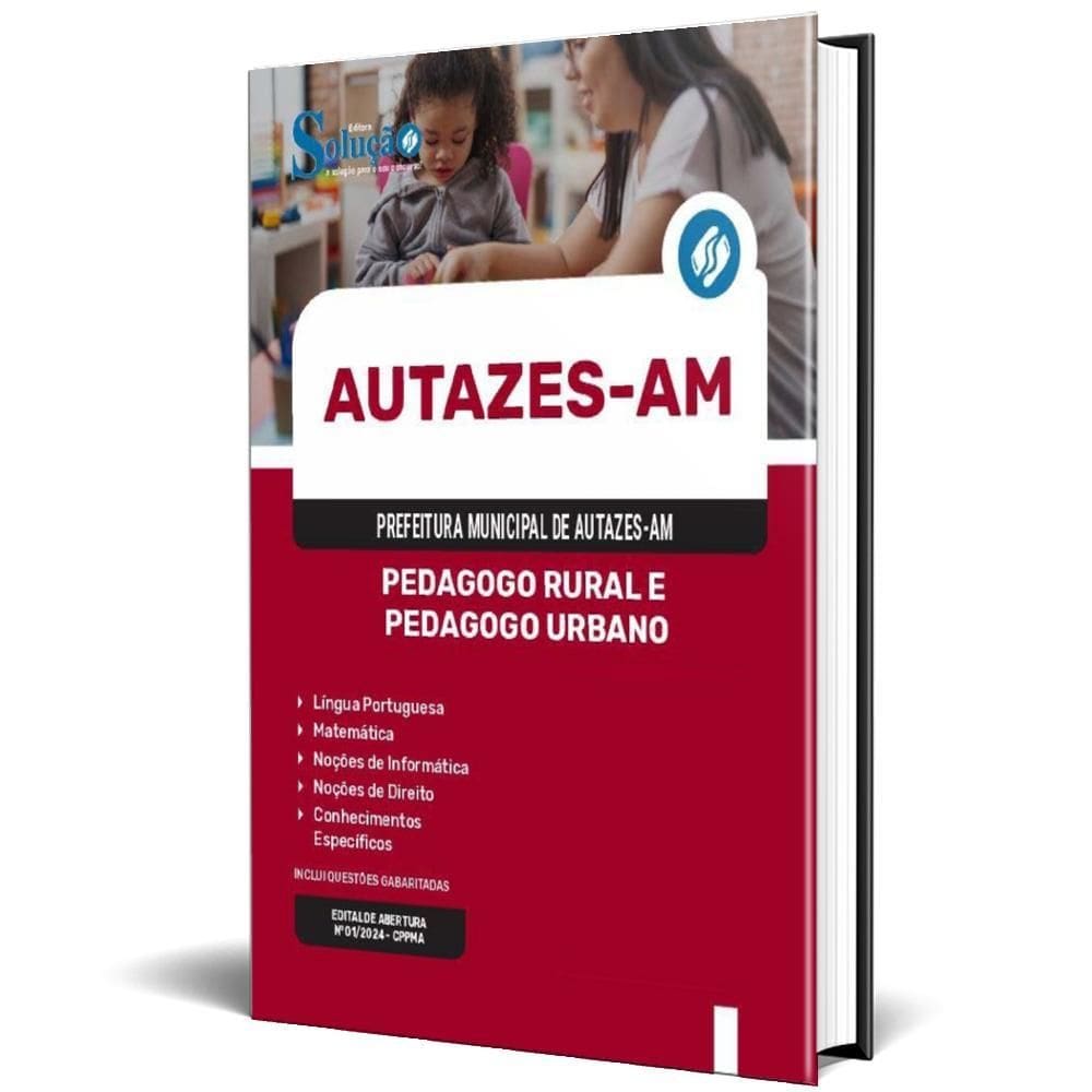 Apostila Prefeitura Autazes Am 2024 Pedagogo Rural E