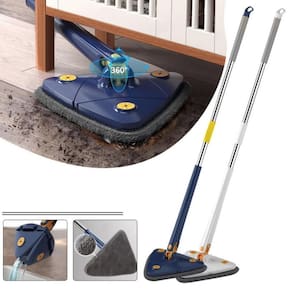 Mop Giratório Triangular 2 Refil Azul Limpeza Profissional
