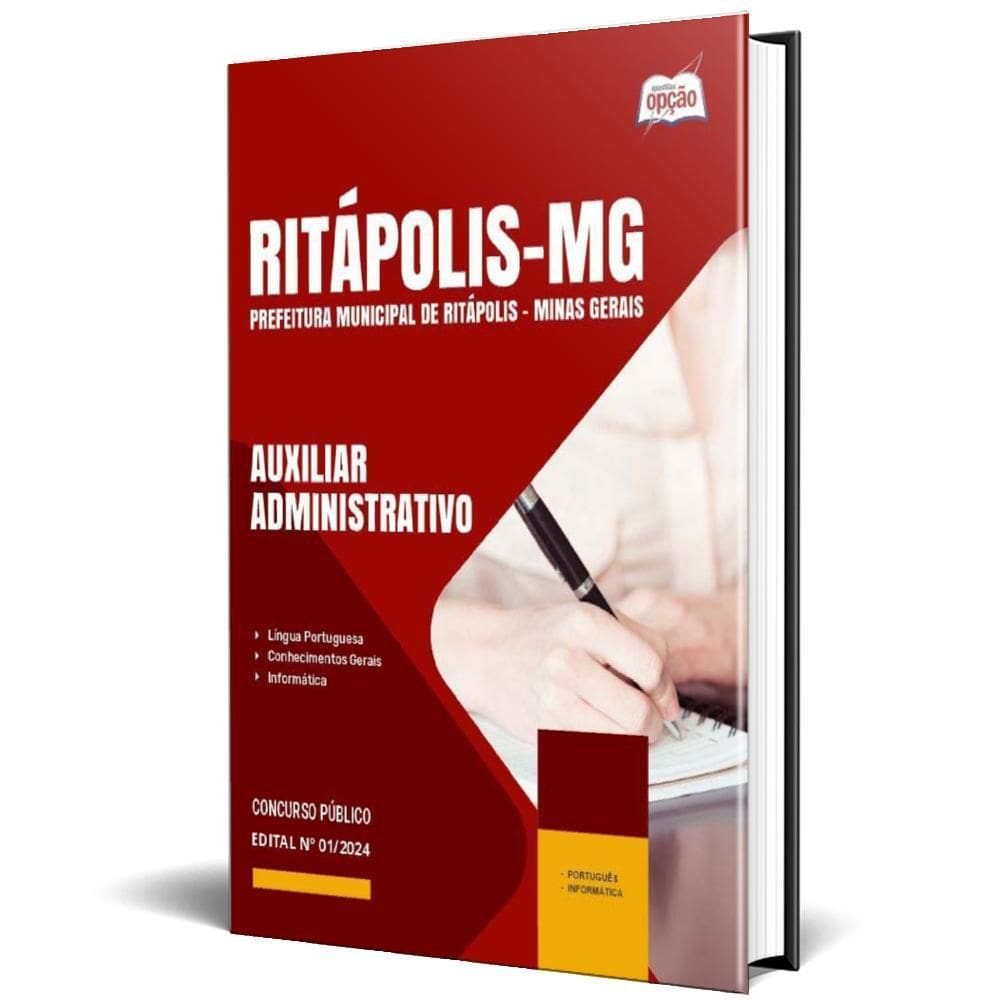 Apostila Prefeitura Ritápolis Mg 2024 Auxiliar