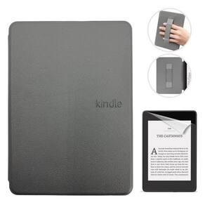 Capinha Couro Com Alça Para Kindle 12 Rs23Cv 6.0 + Película